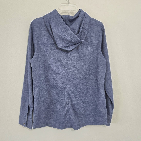 Prana Shelton Hemp Hooded Hoodie Top Women's Small - Picture 3 of 6